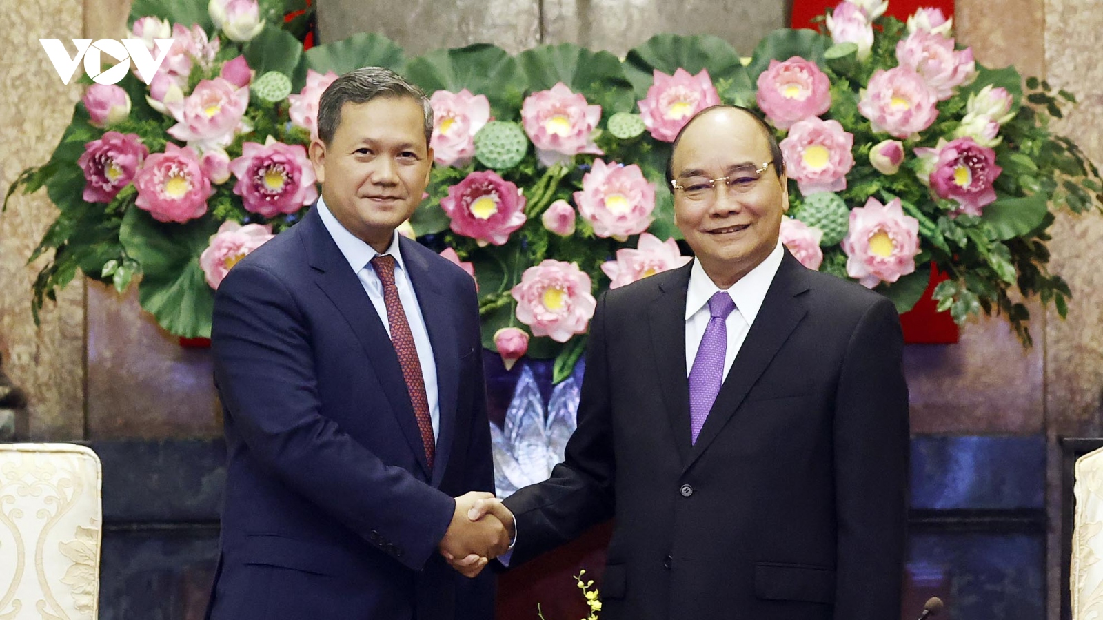 Chủ tịch nước tiếp xã giao Phó Tổng Tư lệnh Quân đội Hoàng gia Campuchia